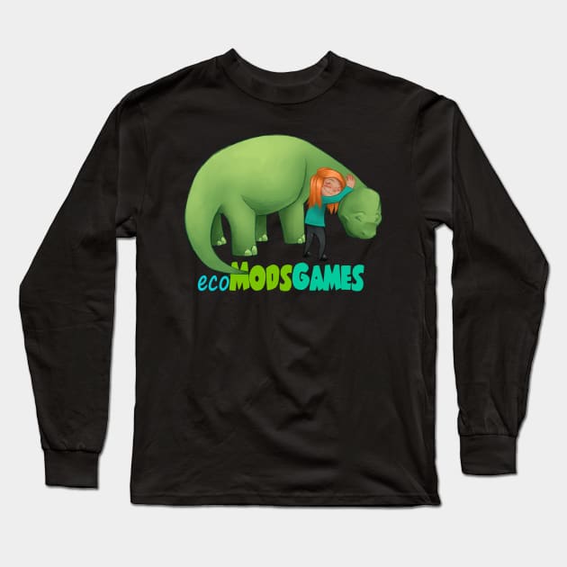 Hug A Friend! - Bronto With Girl Edition - With Extra Love Long Sleeve T-Shirt by eco